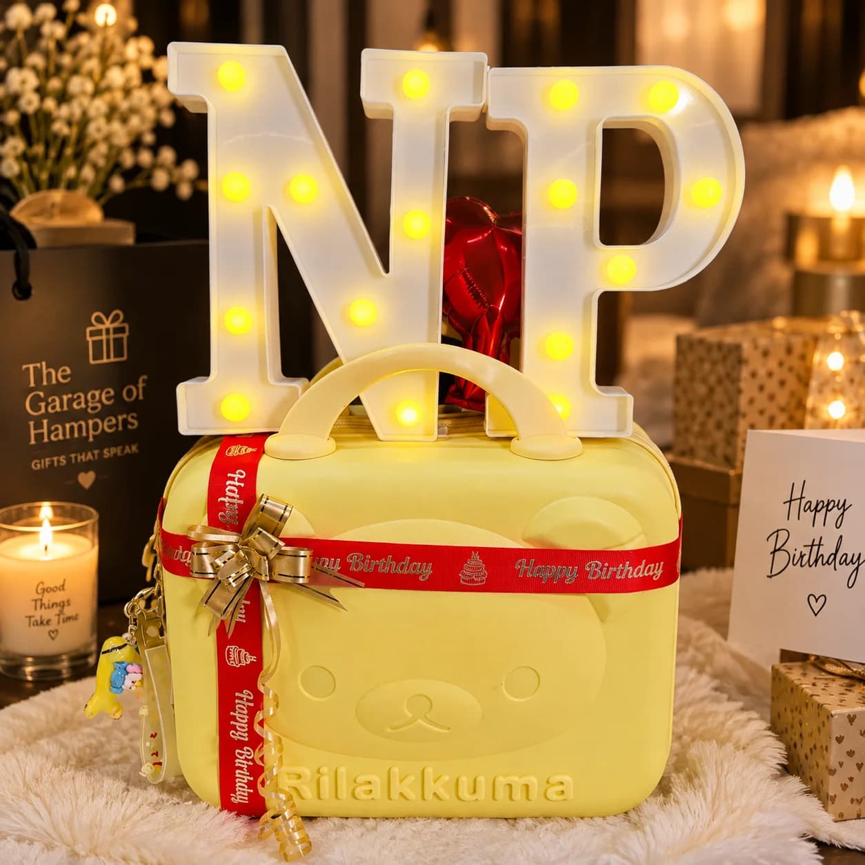 Birthday Rilakkuma Gift Suitcase – Premium Surprise Hamper